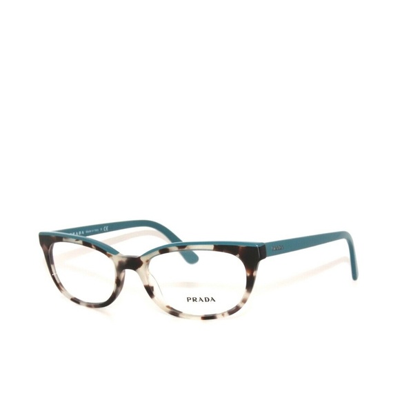 Prada 13VV 13 10 475-1O1 51 Spotted Brown Opal Green Eyeglasses - Picture 1 of 6